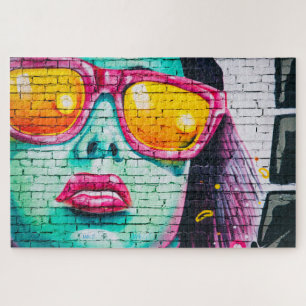 quebra-cabeça 1014 - Lipstick Urban Street Art