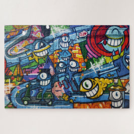 quebra-cabeça 1014 - Street Art Engraçado