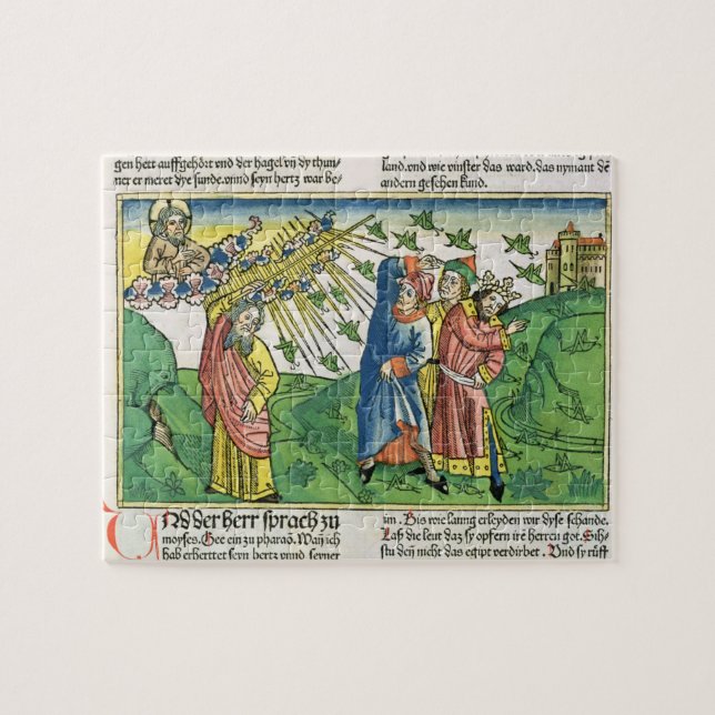 Quebra-cabeça 10:1 do êxodo - 20 os sete pragas de Egipto: o pla (Horizontal)