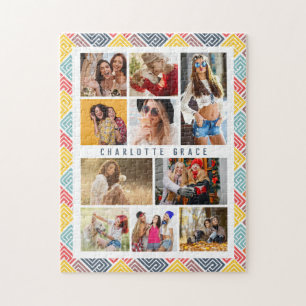 Quebra-cabeça 10 Foto Moderna Nome Geométrico do Abstrato