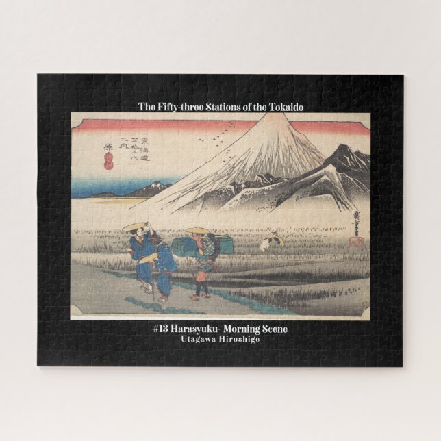 Quebra-cabeça #13 Harasyuki - The 53 Stations of the Tokaido Hi  (Horizontal)