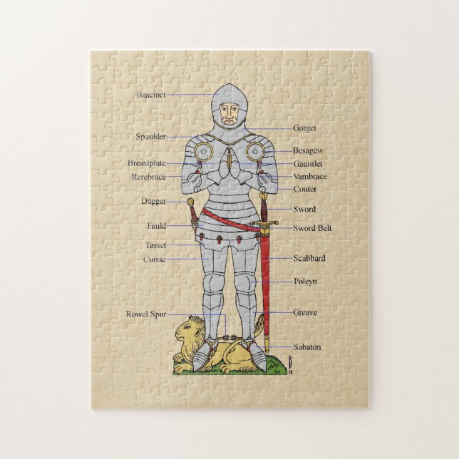 Quebra-cabeça 1430 - Placa Média Armor Circa (Vertical)