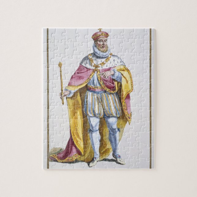 Quebra-cabeça 1527-98) reis de Philip II (da espanha 'de Receuil (Vertical)