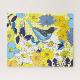 quebra-cabeça 16x20 Bluebird para Pessoas cegas