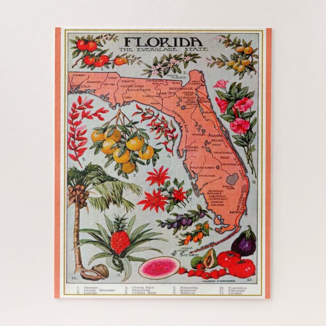 Quebra-cabeça 16x20 Florida's Bounty (Vertical)