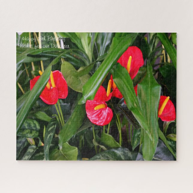 Quebra-cabeça 18º Aniversário da Filha. (Horizontal)