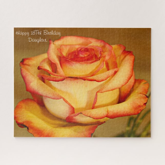 Quebra-cabeça 18º Aniversário da Filha. (Horizontal)