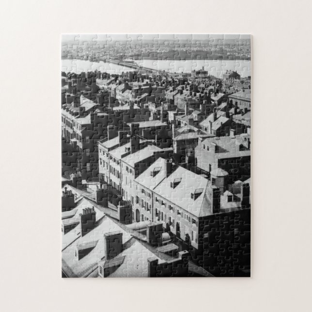 Quebra-cabeça 1859: A cidade de Boston, Massachusetts (Vertical)