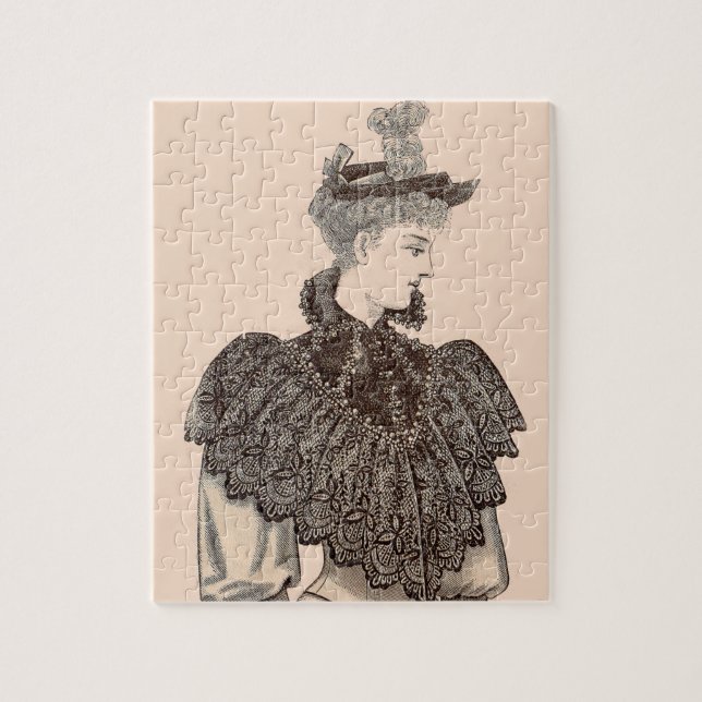Quebra-cabeça 1897 Mulher vitoriana (Vertical)