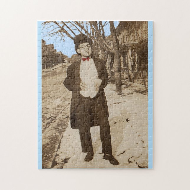 Quebra-cabeça 1920 de foto vernacular jovem (Vertical)