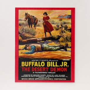 Quebra-cabeça 1925 Buffalo Bill Jr. - poster de filme do Desert 