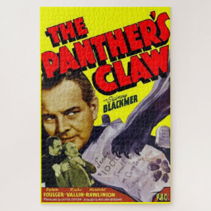 Quebra-cabeça 1942 o cartaz cinematográfico da garra da pantera