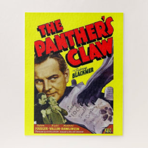 Quebra-cabeça 1942 O poster do filme Panther's Claw