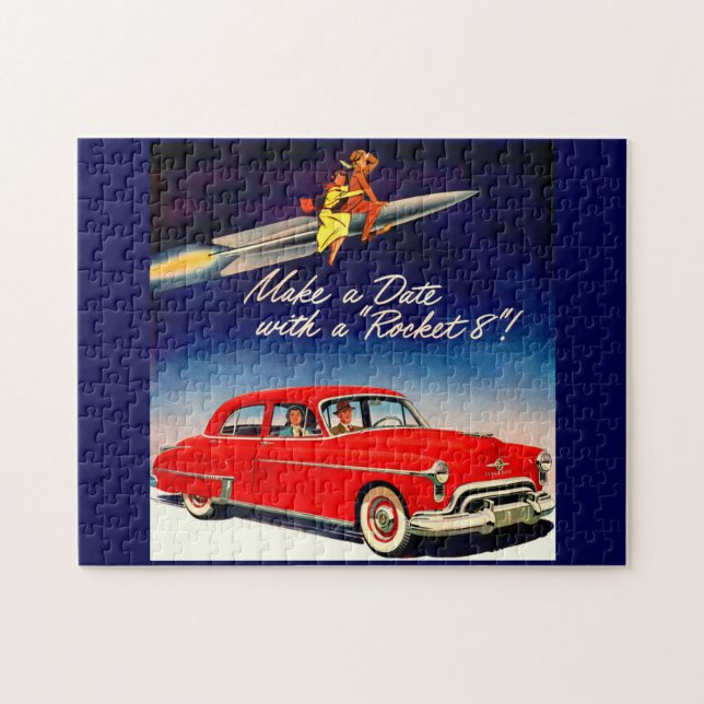 Quebra-cabeça 1950 Faça um encontro com Rocket 8 (Horizontal)