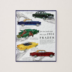 Quebra-cabeça 1951 Anúncio para automóveis Frazer