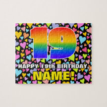 19.o aniversário — Diversão, formas cardíacas ador