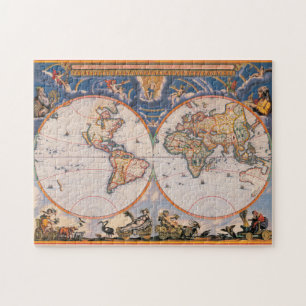 Quebra-cabeça #1 do mapa de Velho Mundo