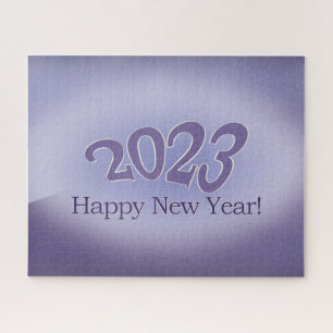 Quebra-cabeça 2023 em roxo