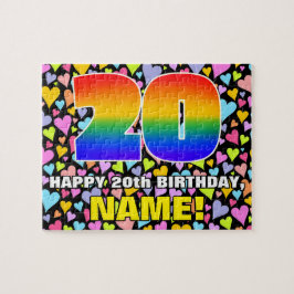 Quebra-cabeça 20 de Aniversário — Diversão, Amores Formas Cardía