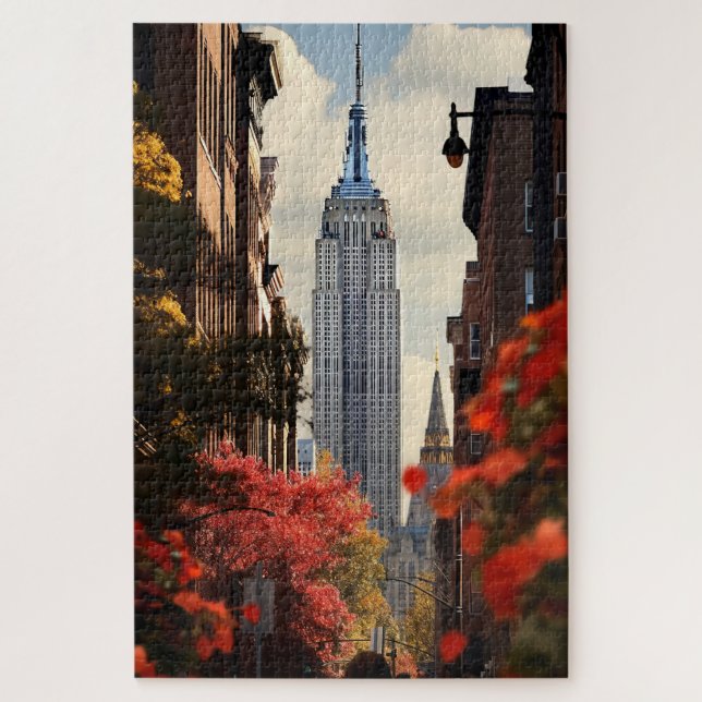 Quebra-cabeça 20" x 30", 1014 pieces Empire State Building  (Vertical)