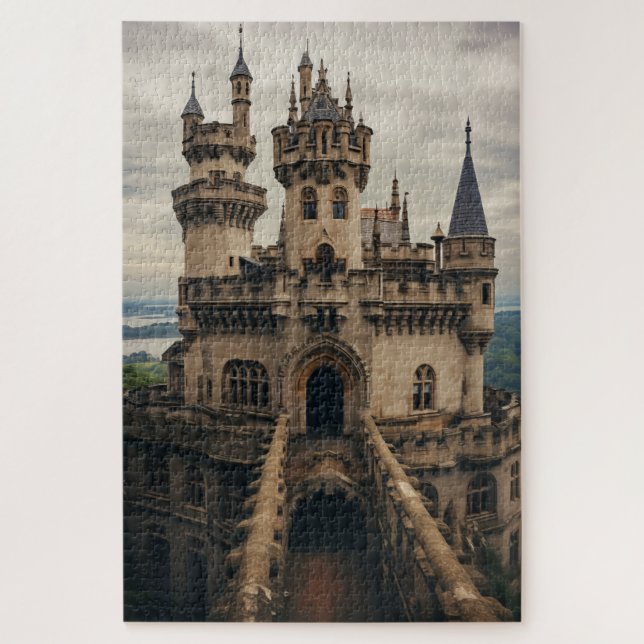 Quebra-cabeça 20" x 30" - Castelo Majestoso 1014 (Vertical)