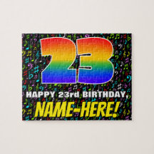 23.o aniversário — Símbolos musicais divertidos e 