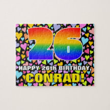 26.o aniversário — Diversão, formas cardíacas ador