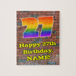 Quebra-cabeça 27.º aniversário: Arco-Íris 27 inspirado no Grafit