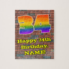 Quebra-cabeça 34.º aniversário: Arco-Íris 34 inspirado em Grafit