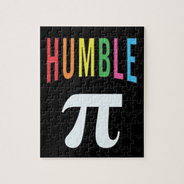 Quebra-cabeça 3.14 Torta Humilde Pi Piada Engraçada de Matemátic (Vertical)