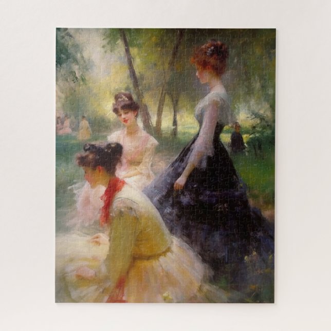 Quebra-cabeça 3 amigos juntos (Vertical)