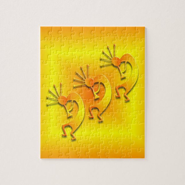 Quebra-cabeça 3 Kokopelli #89 (Vertical)