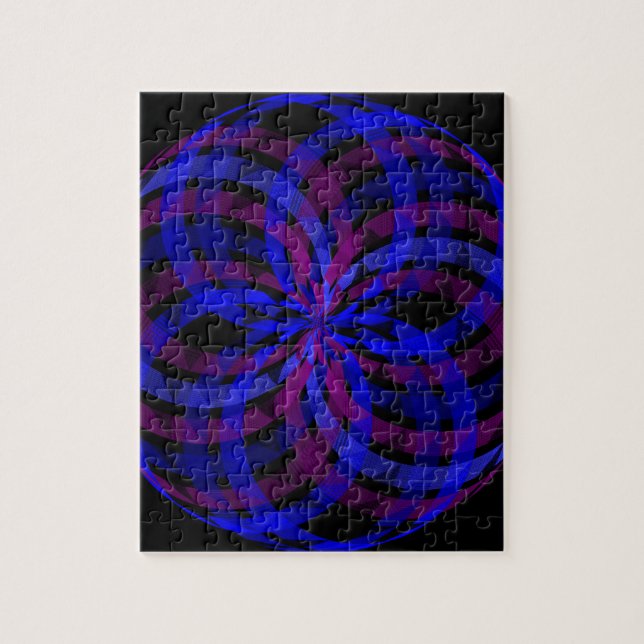 Quebra-cabeça 3D Center Flower Petal Geometric Puzzle (Vertical)