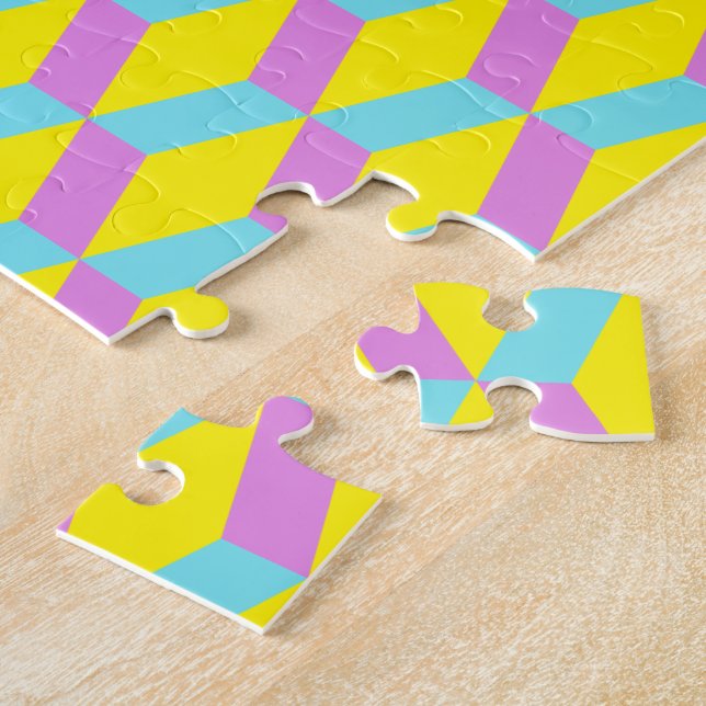 quebra-cabeça 3D geométrica muito desafiante - 252 (Lateral)