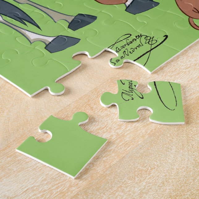 Quebra-cabeça 400 anos de @QUIXOTEdotTV de Don Quixote (Lateral)