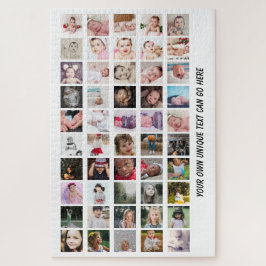 Quebra-cabeça 50 Colagem de Fotografias DIY personalizado exclus
