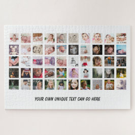 Quebra-cabeça 50 Colagem de Fotografias DIY personalizado exclus