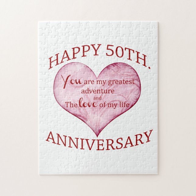 Quebra-cabeça 50th. Aniversário (Vertical)