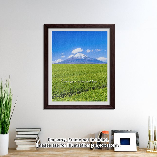 Quebra-cabeça [520] Mt.Fuji – Spring Sprouts in Tea Fields (An image of a puzzle displayed in a bright and open room. // 明るく風通しの良い部屋を飾ったときののイメージ)