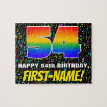 54.o aniversário — Símbolos musicais divertidos e 