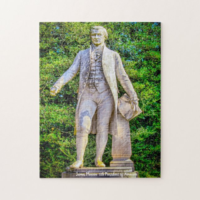 Quebra-cabeça 5 James Monroe presidente da América. (Vertical)