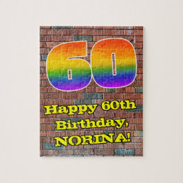 Quebra-cabeça 60.º aniversário: Arco-Íris 60 inspirado em Grafit