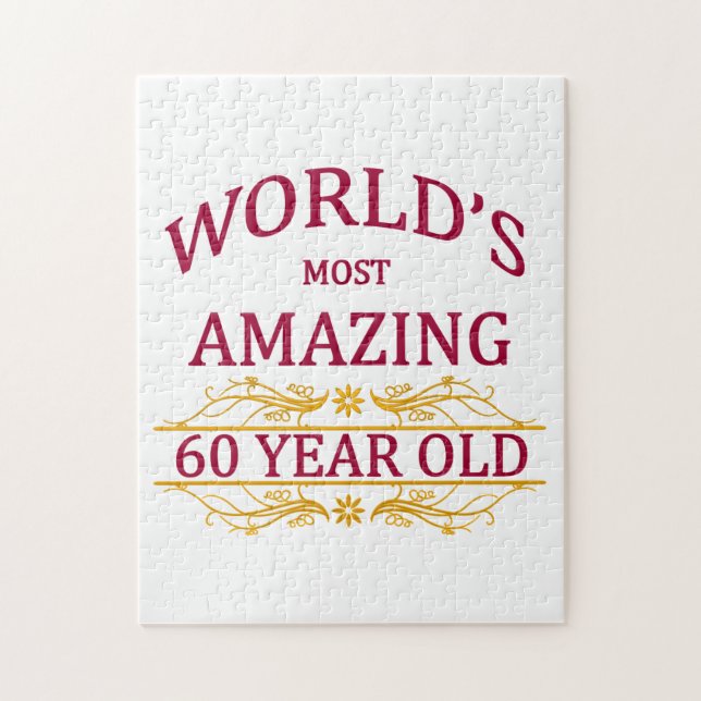 Quebra-cabeça 60th. Aniversário (Vertical)