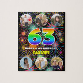 Quebra-cabeça 63º Aniversário: Diversão Arco-íris #, Nome Person