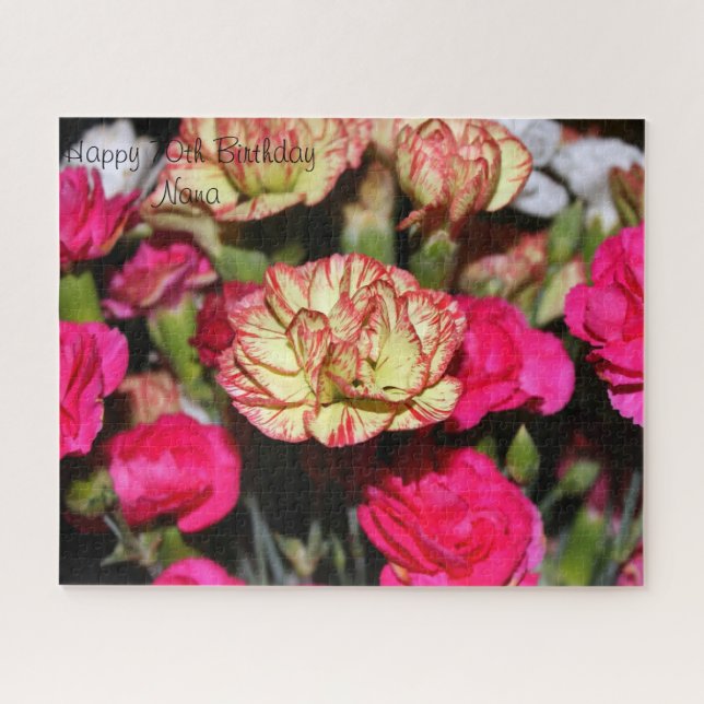 Quebra-cabeça 70 Aniversário vovó. (Horizontal)