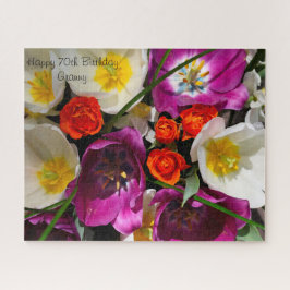 Quebra-cabeça 70 Birthday vovó