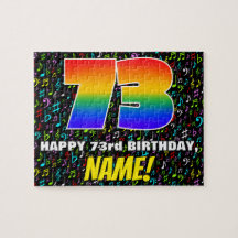 73.o aniversário — Símbolos musicais divertidos e 