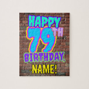 Quebra-cabeça 79º aniversário ~ Diversão, Grafite Urbano Inspira