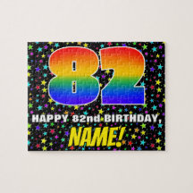 82.º aniversário — Diversão, Colorida, Padrão de C