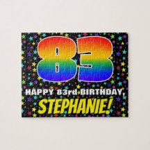 83.º aniversário — Diversão, Colorida, Padrão de C